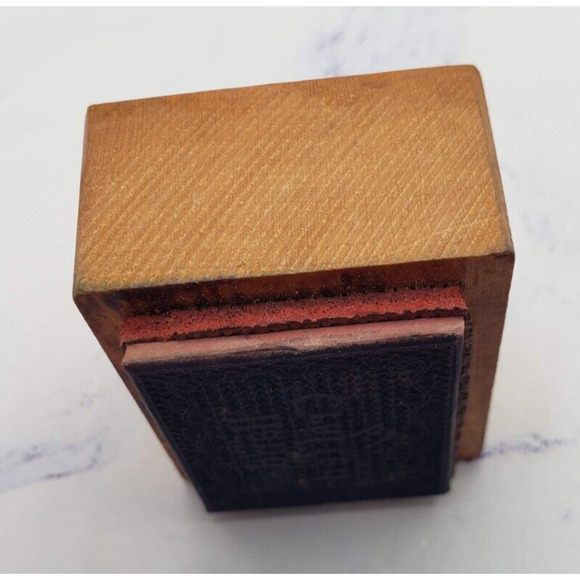 Hand Crafted Floral Welcome Sign PSX Wood Mounted Rubber Stamp - Picture 7 of 7